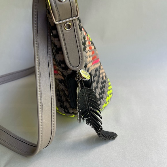 Coach woven leather hobo bag - Picture 4 of 12